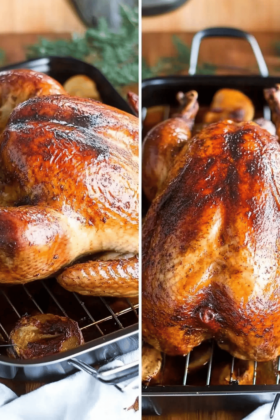 Easy Cajun Roasted Turkey Recipe Final Dish Presentation