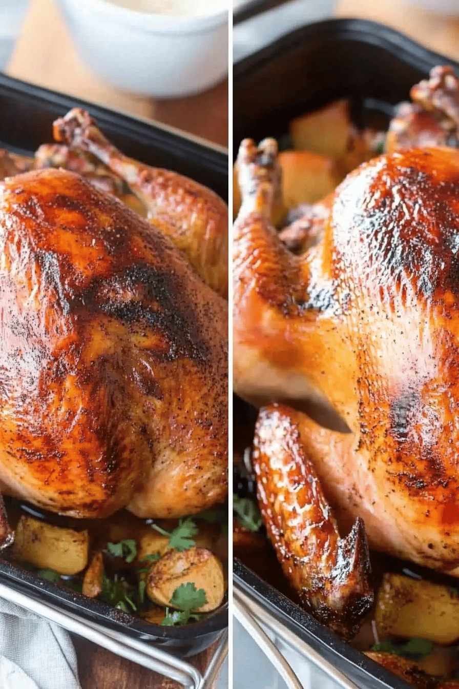 Easy Cajun Roasted Turkey Recipe Final Dish Presentation