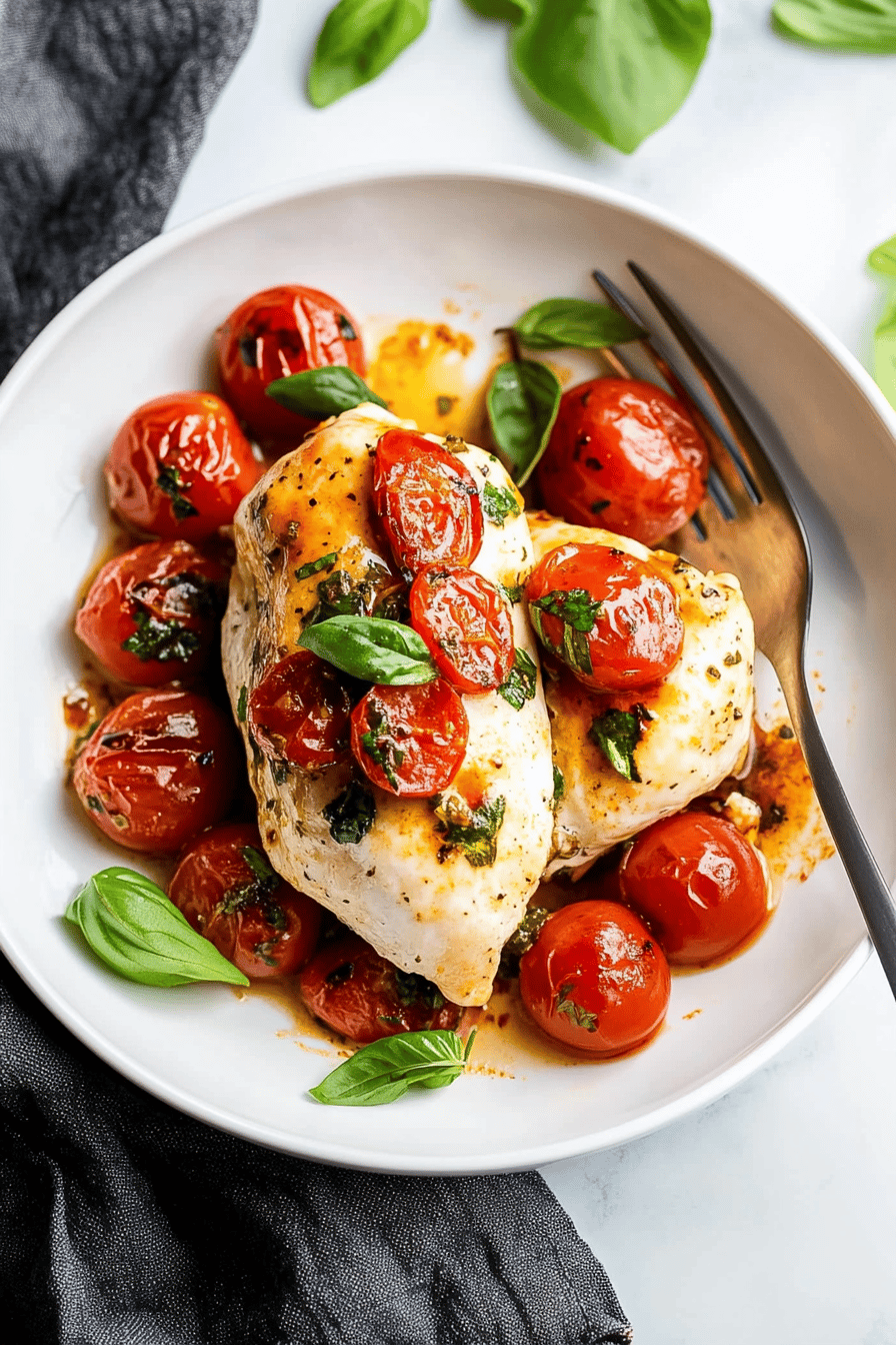 Easy Caprese Chicken Recipe