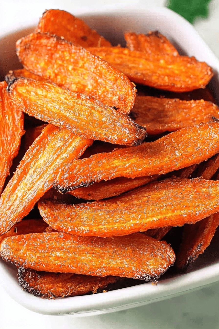 Easy Carrot Chips Recipe ingredients