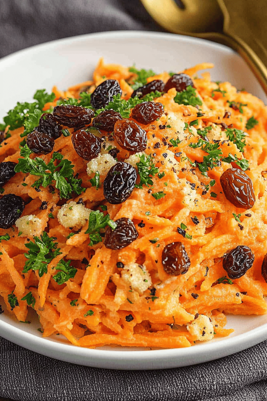 Easy Carrot Raisin Salad Recipe ingredients