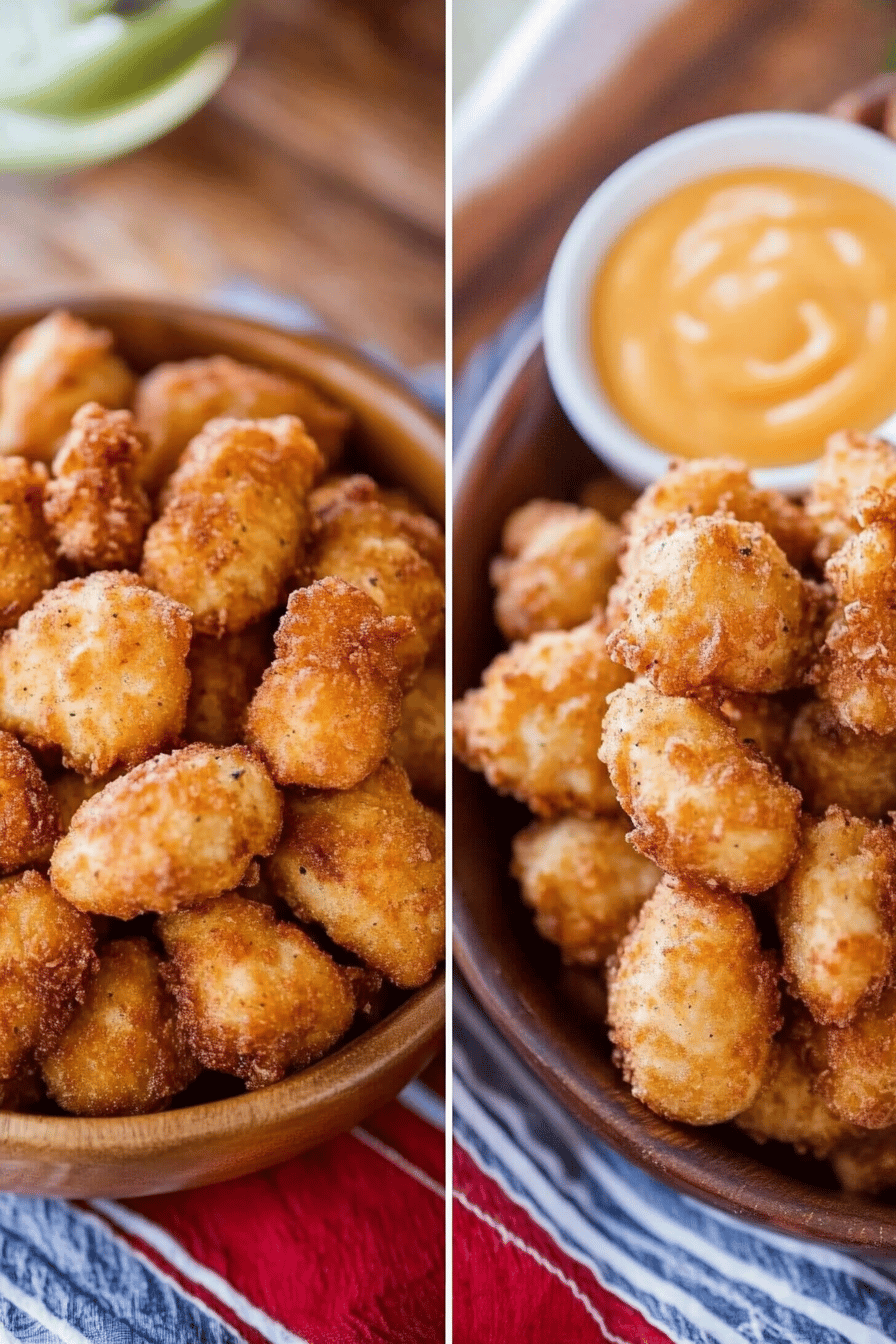 Easy Chick-Fil-A Nuggets Copycat Recipe Final Dish Presentation