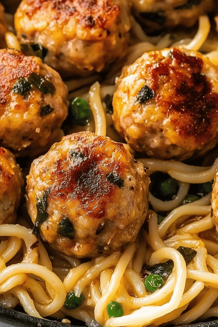 Easy Chicken Piccata Meatballs Recipe ingredients
