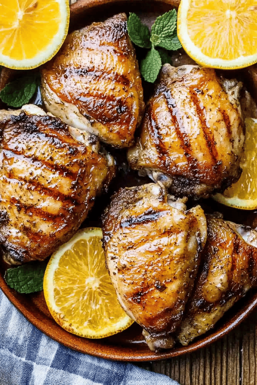 Easy Chicken Thigh Marinade Recipe ingredients