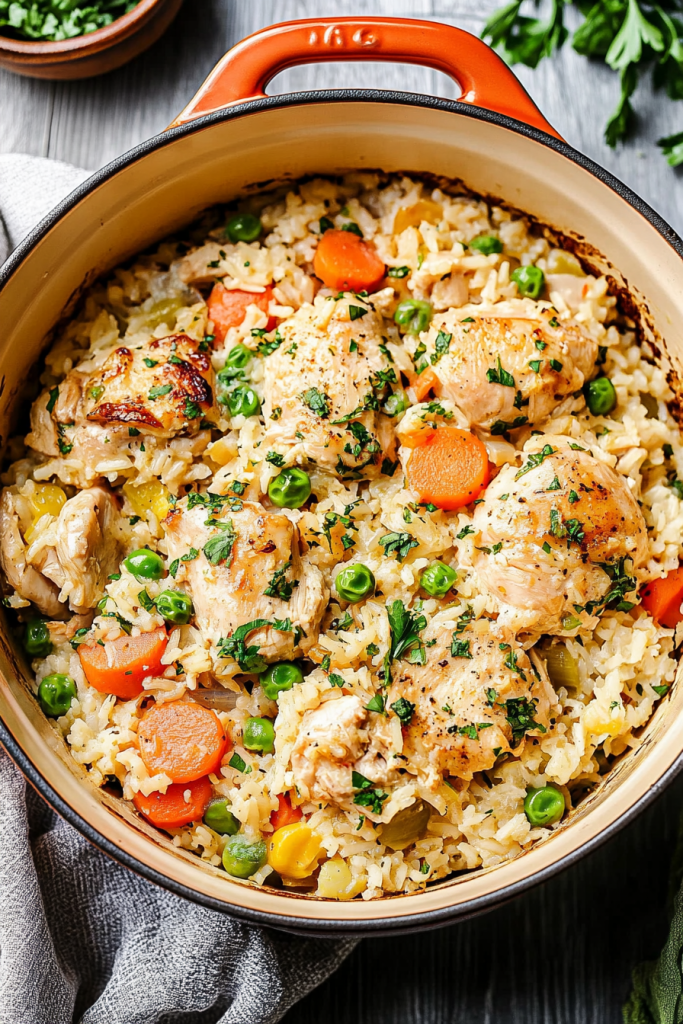 Easy Chicken and Rice Casserole Recipe