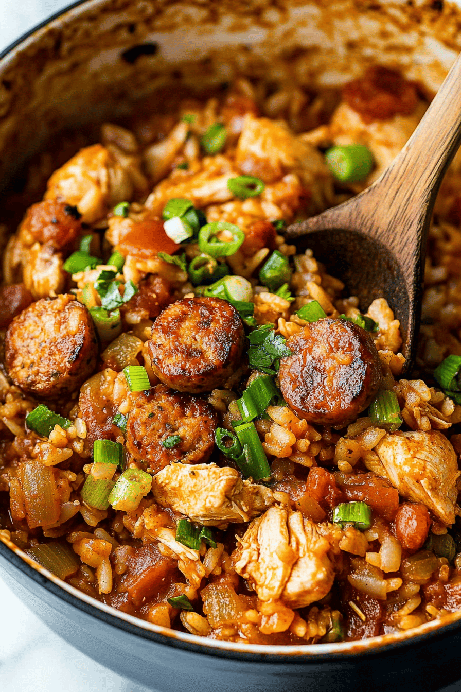 Easy Chicken and Sausage Jambalaya Recipe ingredients