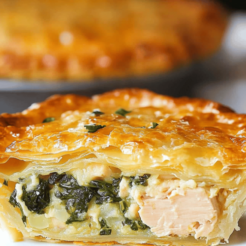 Easy Chicken and Spinach Pie Recipe
