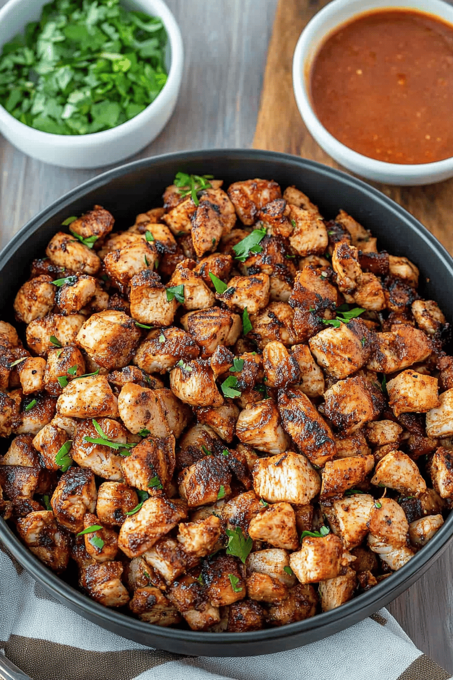 Easy Chipotle Chicken Recipe - Perfect Copycat! Final Dish Presentation