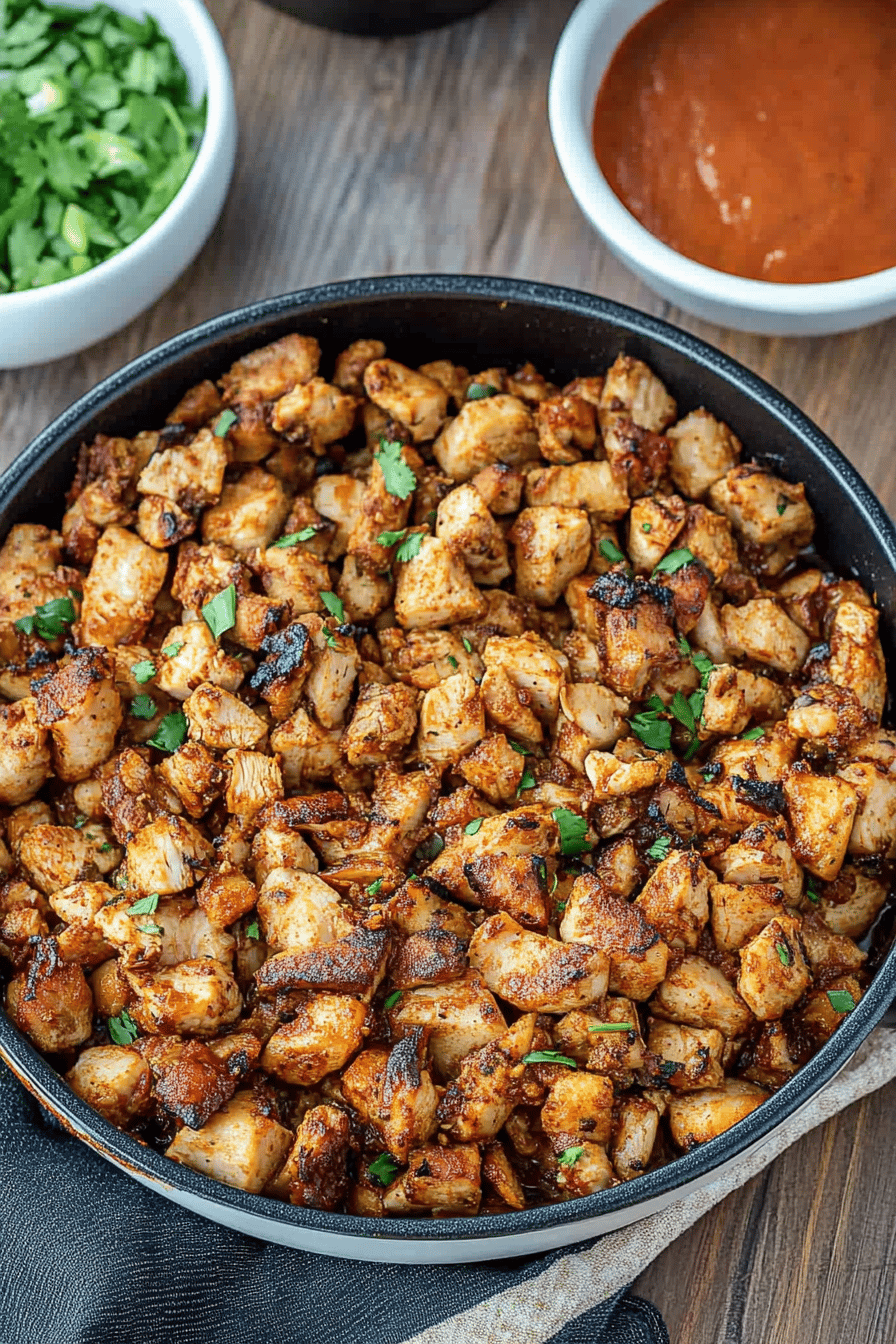 Easy Chipotle Chicken Recipe - Perfect Copycat! ingredients