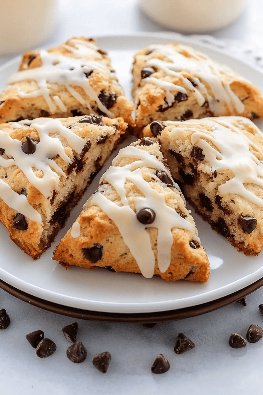 Easy Chocolate Chip Scones Recipe ingredients
