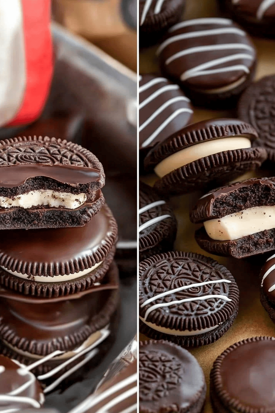 Easy Chocolate-Covered Oreos Recipe Final Dish Presentation