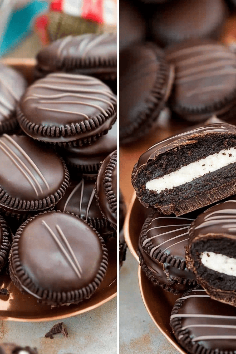 Easy Chocolate-Covered Oreos Recipe Final Dish Presentation