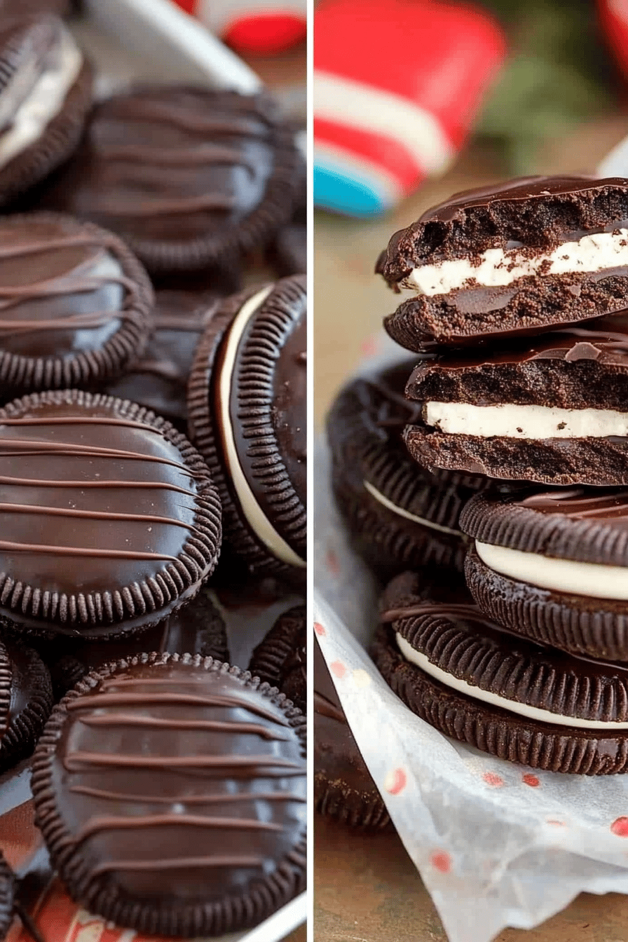 Easy Chocolate-Covered Oreos Recipe ingredients