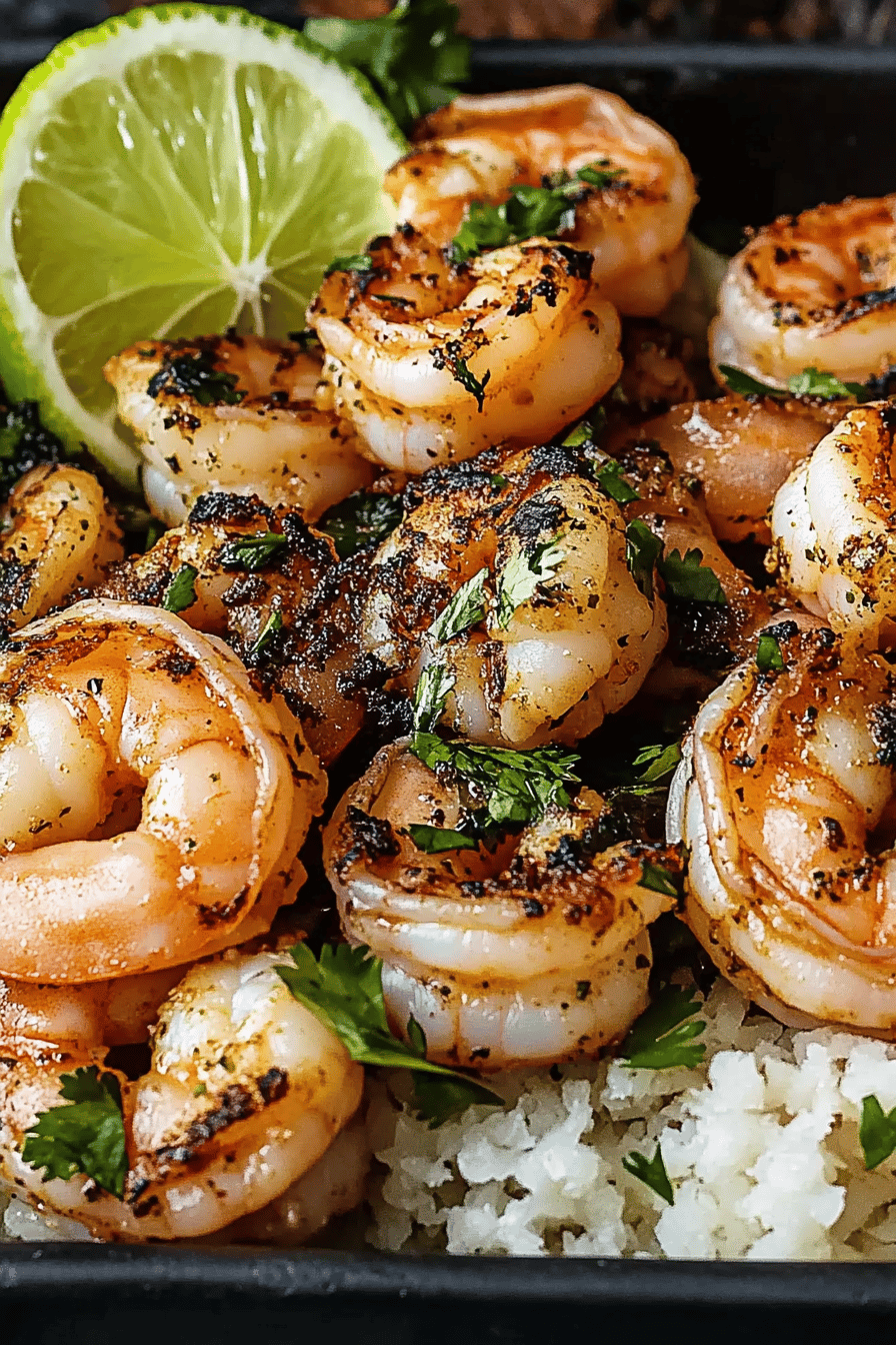 Easy Cilantro Lime Shrimp Recipe ingredients