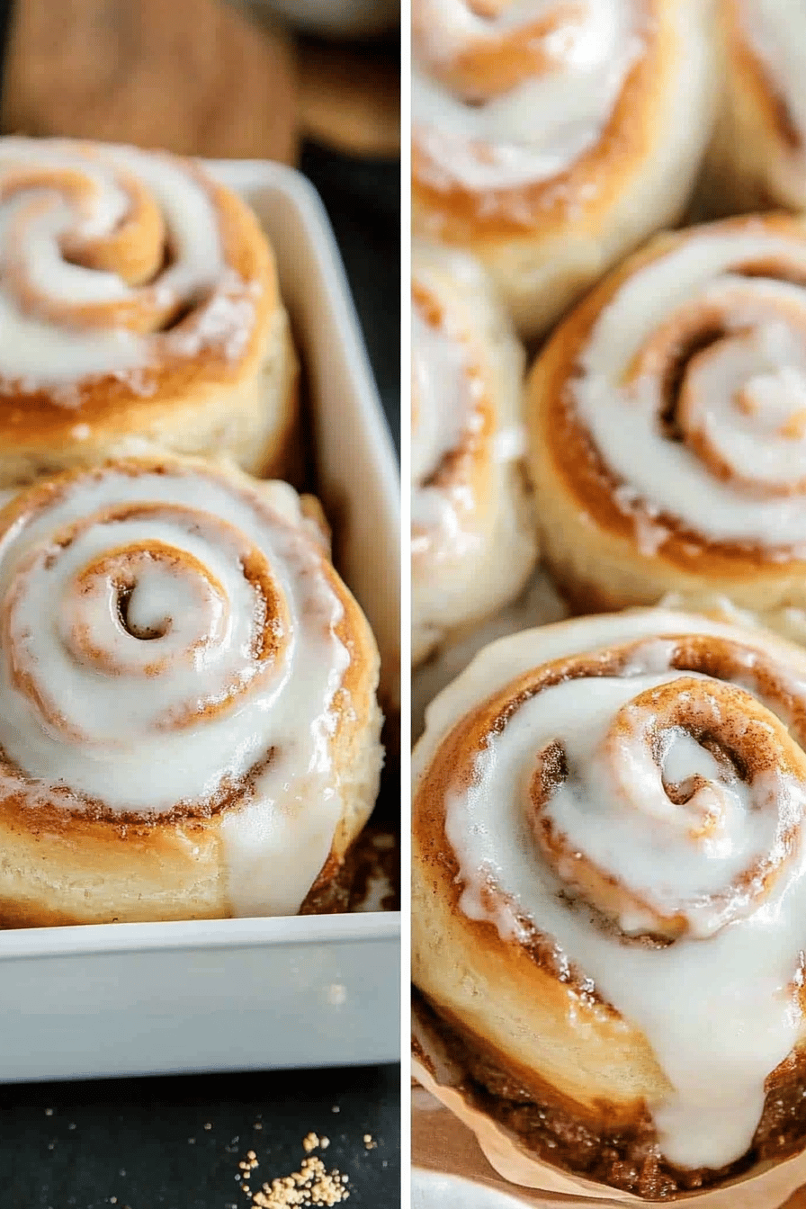Easy Cinnabon-Style Cinnamon Rolls Recipe Final Dish Presentation