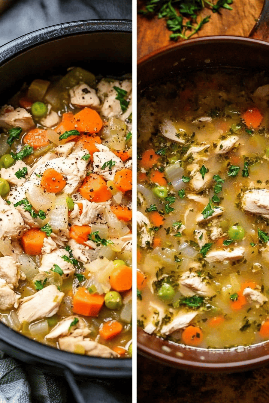 Easy Classic Chicken Stew Recipe ingredients