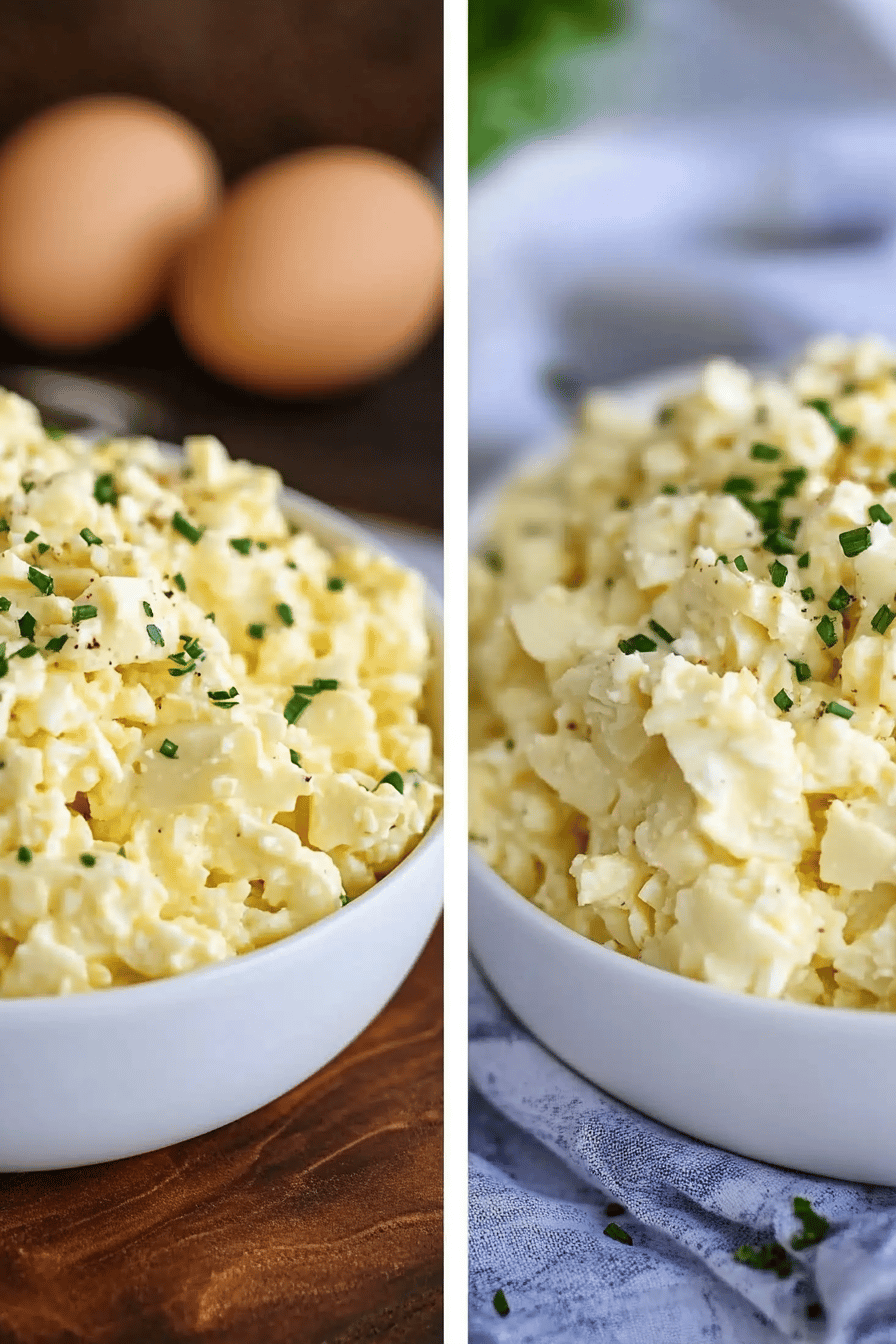 Easy Classic Egg Salad Recipe Final Dish Presentation