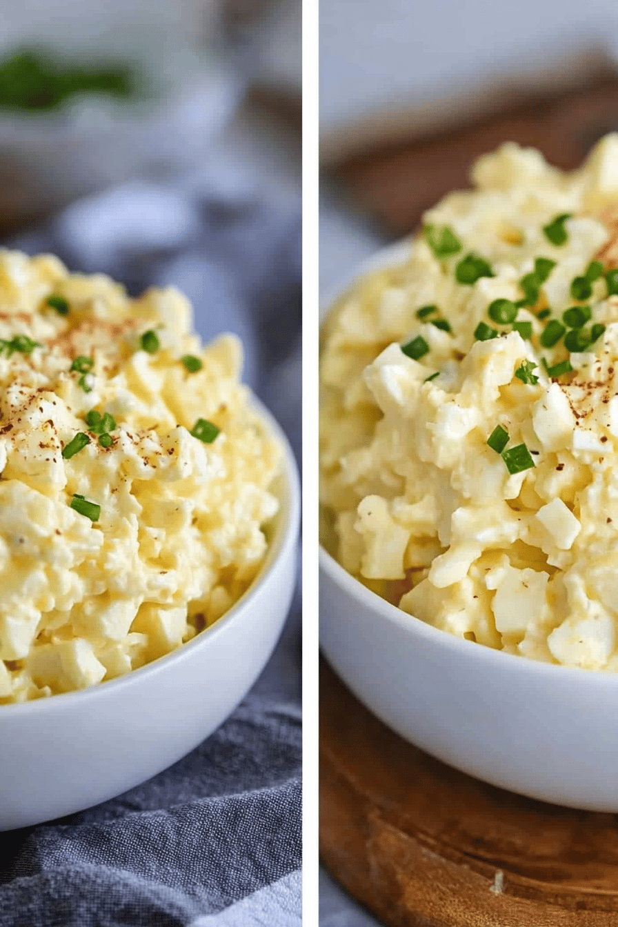 Easy Classic Egg Salad Recipe Final Dish Presentation