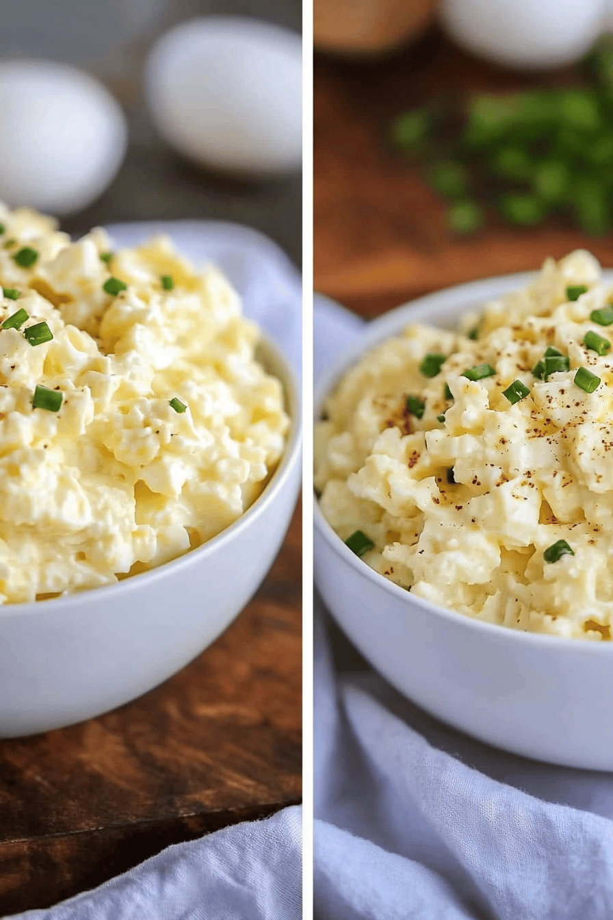 Easy Classic Egg Salad Recipe ingredients