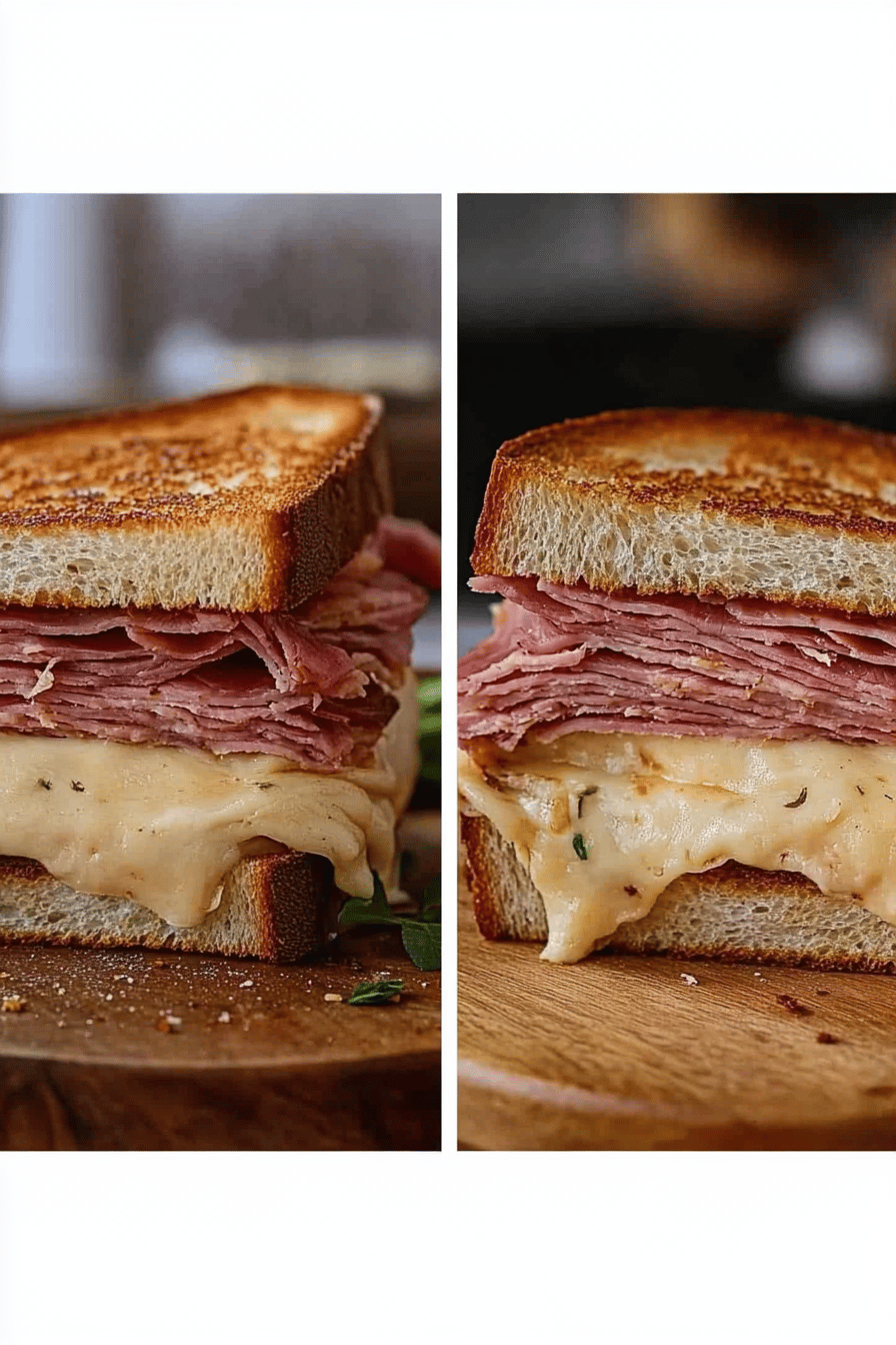 Easy Classic Reuben Sandwich Recipe Final Dish Presentation