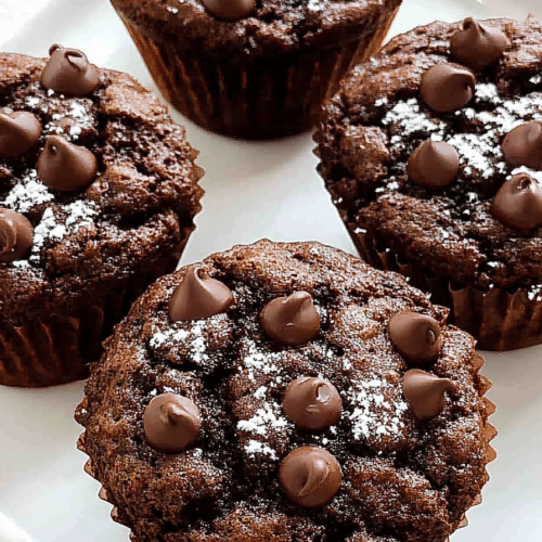 Easy Coconut Flour Chocolate Muffins