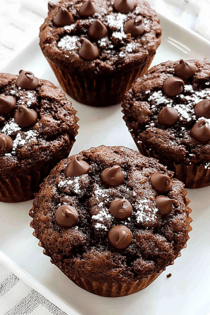 Easy Coconut Flour Chocolate Muffins