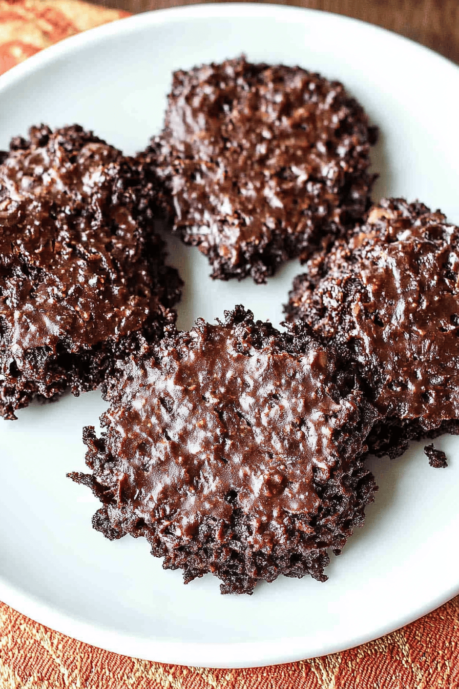 Easy Coconut Haystacks Recipe Final Dish Presentation