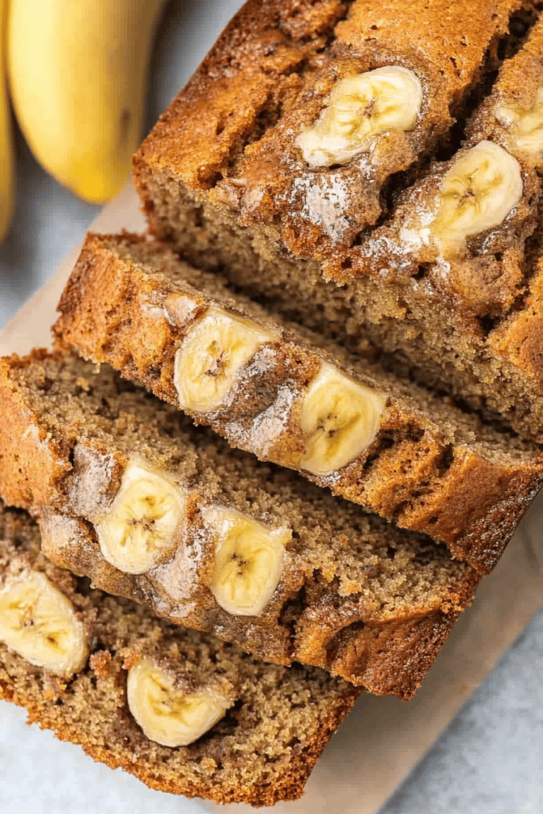 Easy Cottage Cheese Banana Bread Recipe