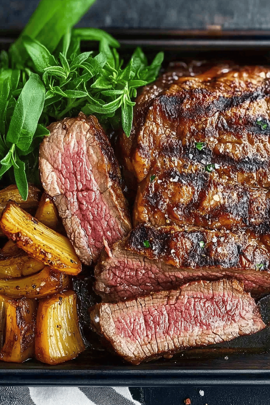 Easy Cowboy Steak Recipe Final Dish Presentation