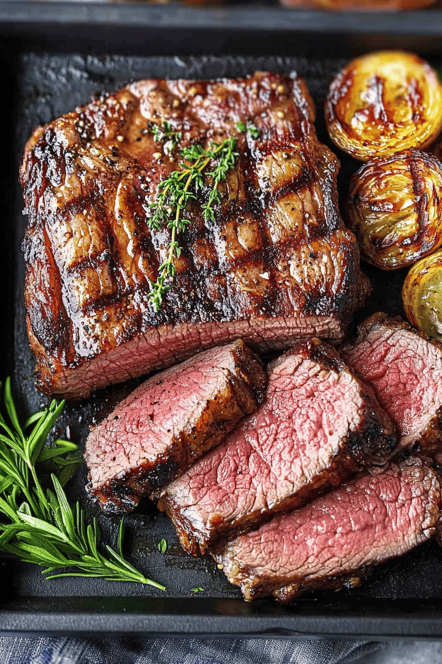 Easy Cowboy Steak Recipe Final Dish Presentation