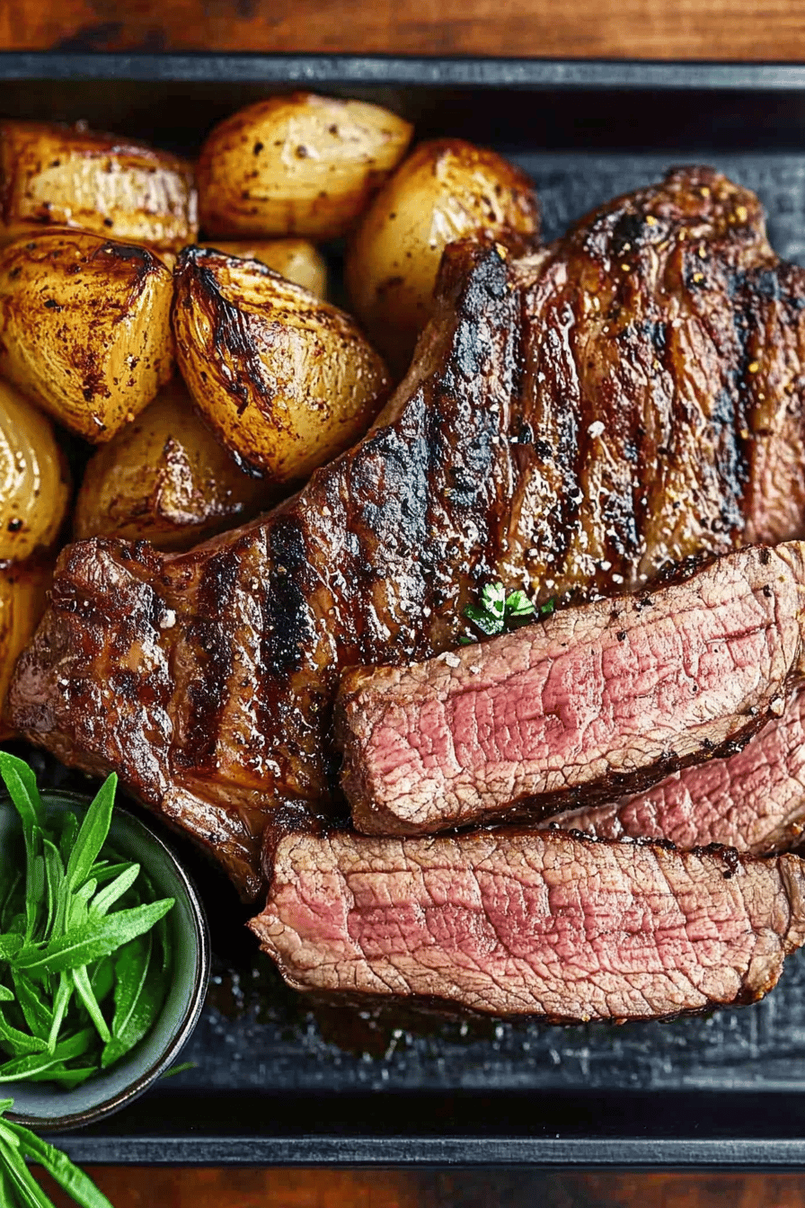 Easy Cowboy Steak Recipe ingredients