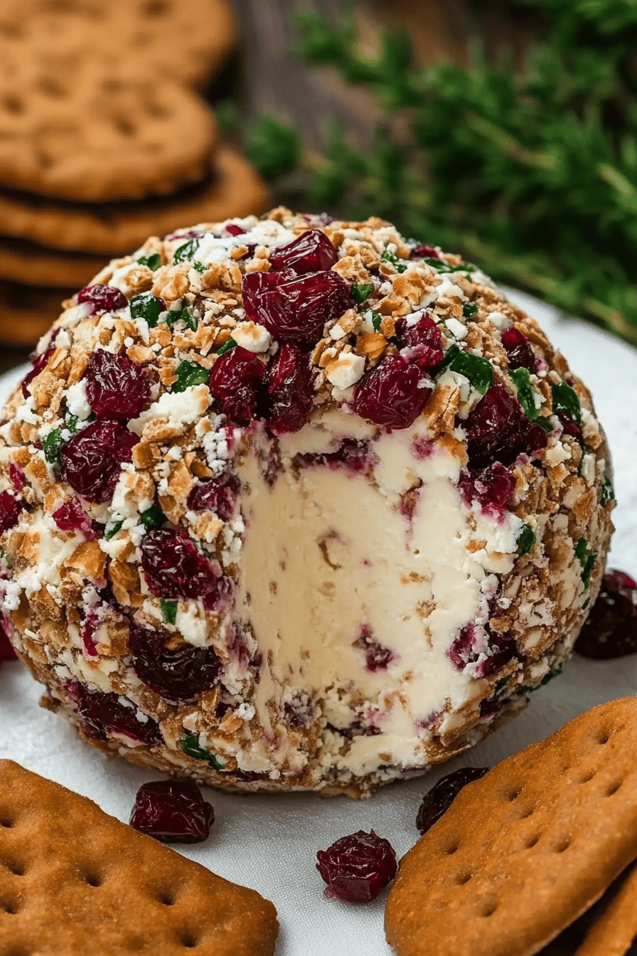 Easy Cranberry Cheese Ball Recipe ingredients