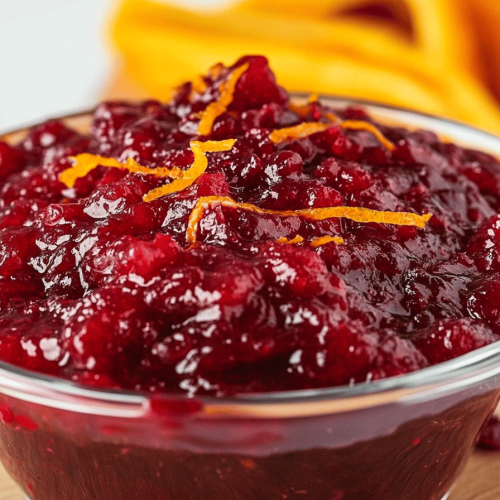 Easy Cranberry Orange Relish Recipe