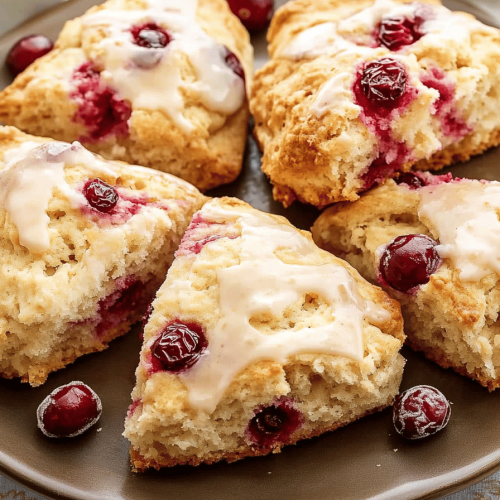 Easy Cranberry Orange Scones Recipe