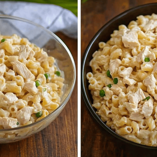 Easy Creamy Chicken Pasta Salad