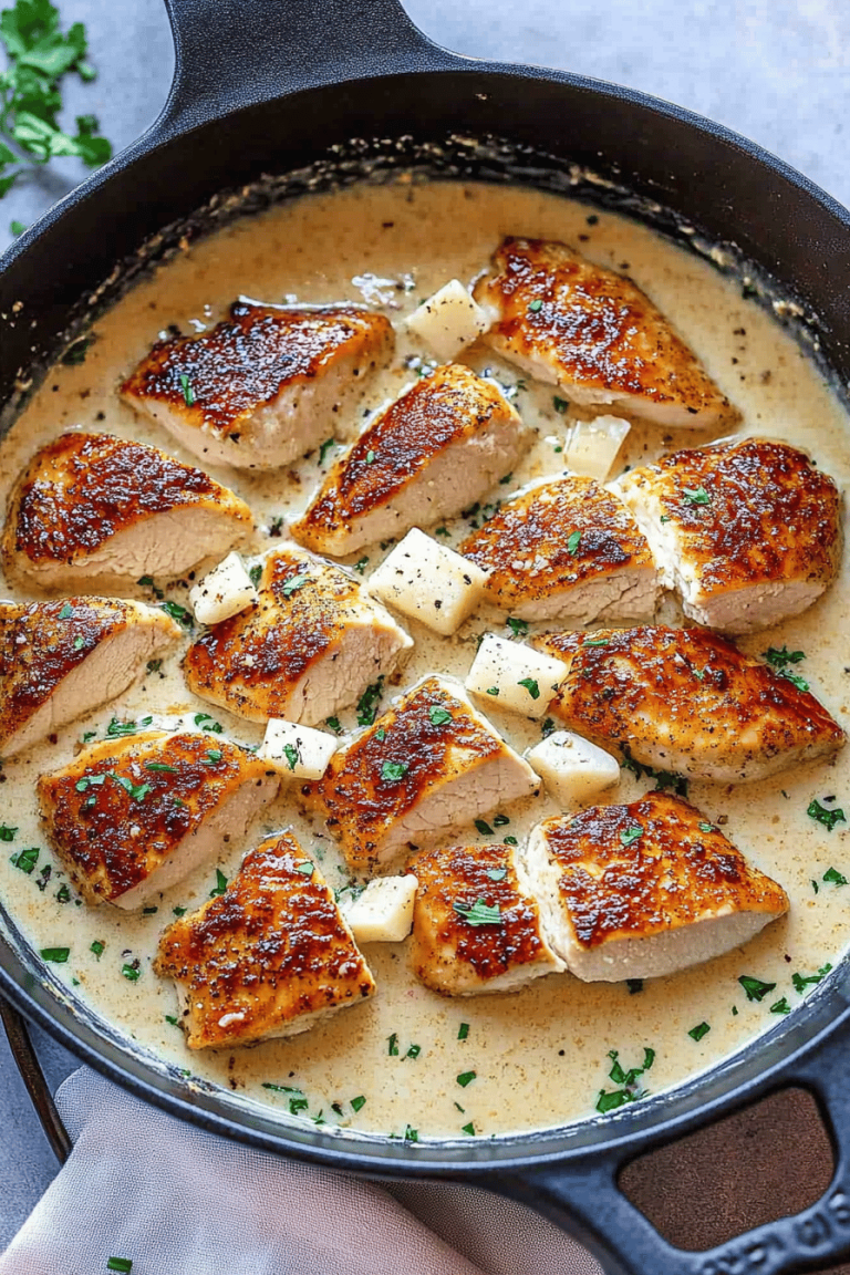 Easy Creamy Garlic Parmesan Chicken Recipe