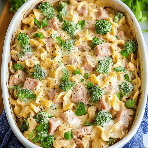 Easy Creamy Ham Casserole Recipe