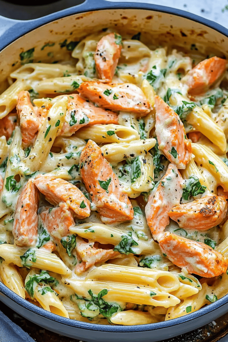 Easy Creamy Salmon Pasta Recipe
