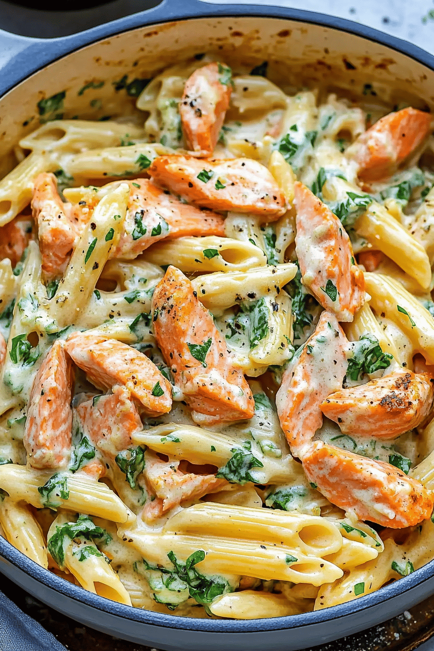 Easy Creamy Salmon Pasta Recipe