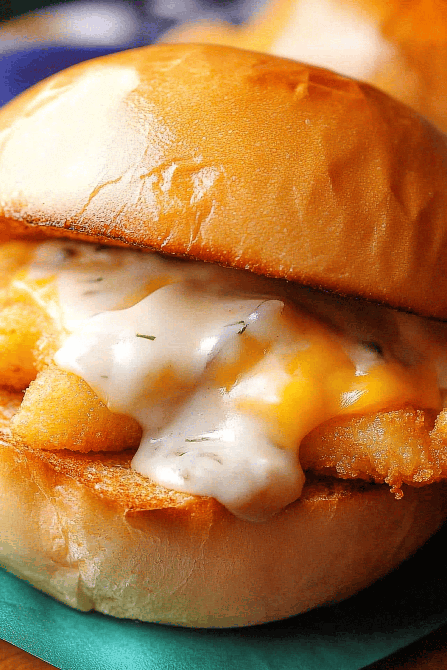 Easy Crispy Fish Sandwich Recipe ingredients