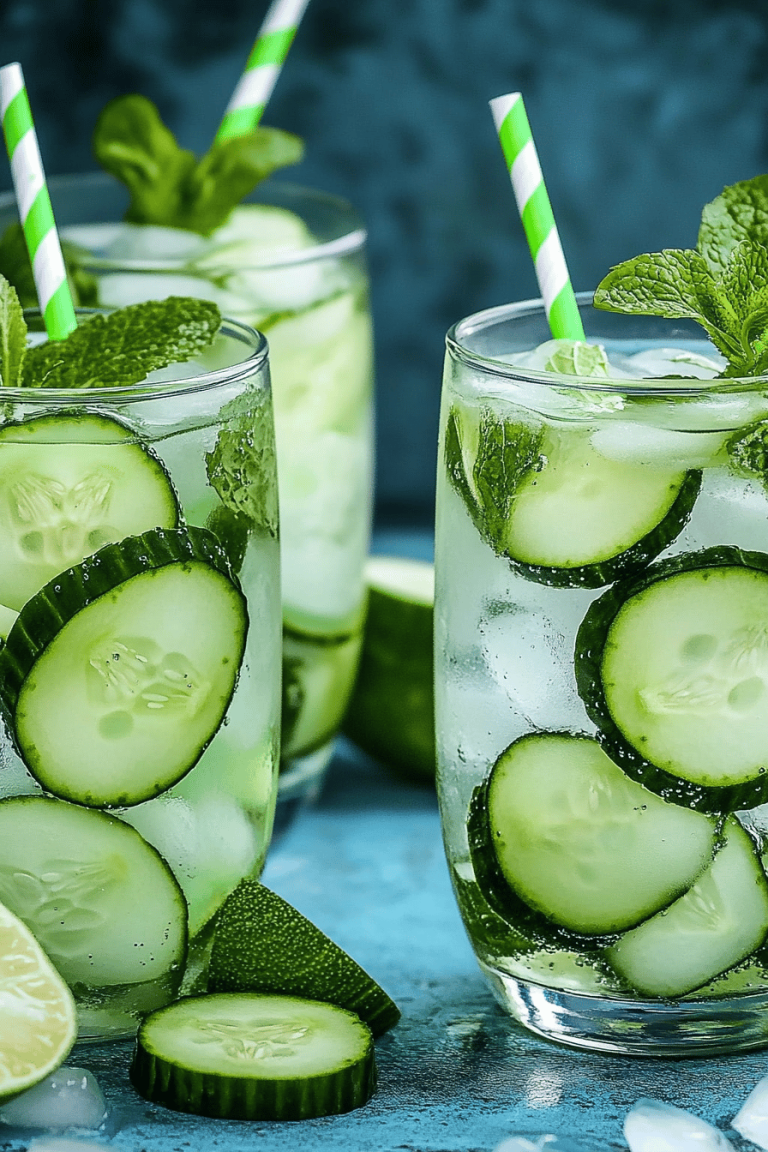 Easy Cucumber Water Recipe