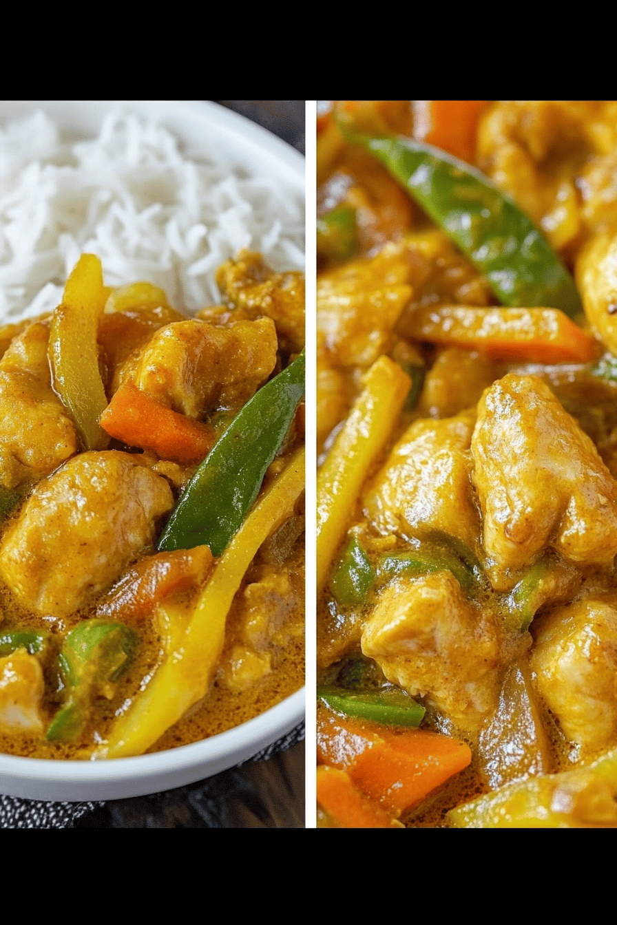 Easy Curry Chicken Recipe Final Dish Presentation