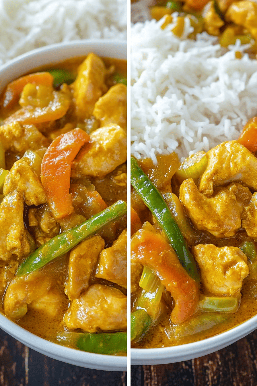 Easy Curry Chicken Recipe ingredients