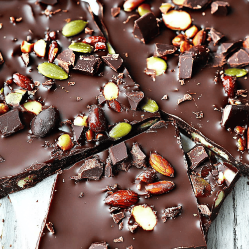 Easy Dark Chocolate Bark Recipe