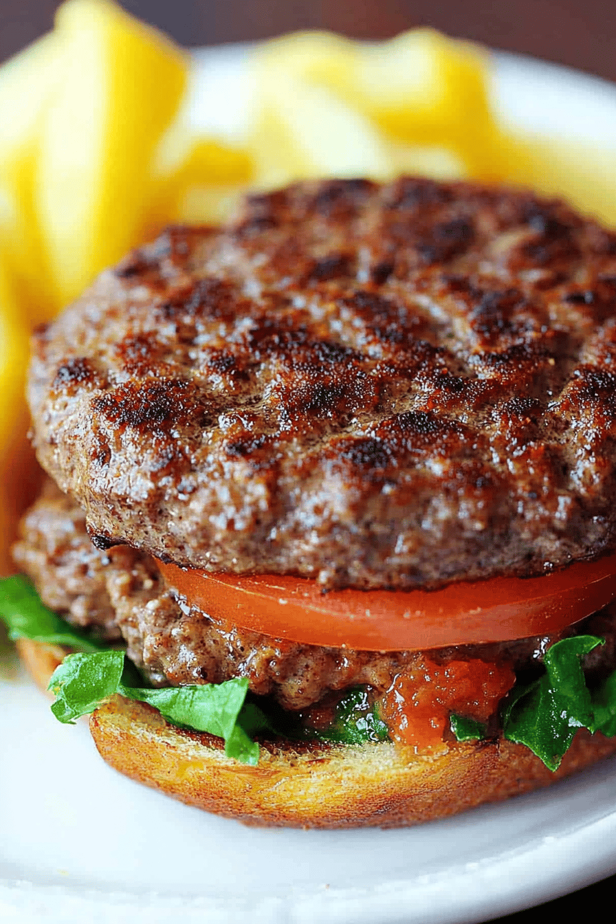 Easy & Delicious Bison Burger Recipe Final Dish Presentation