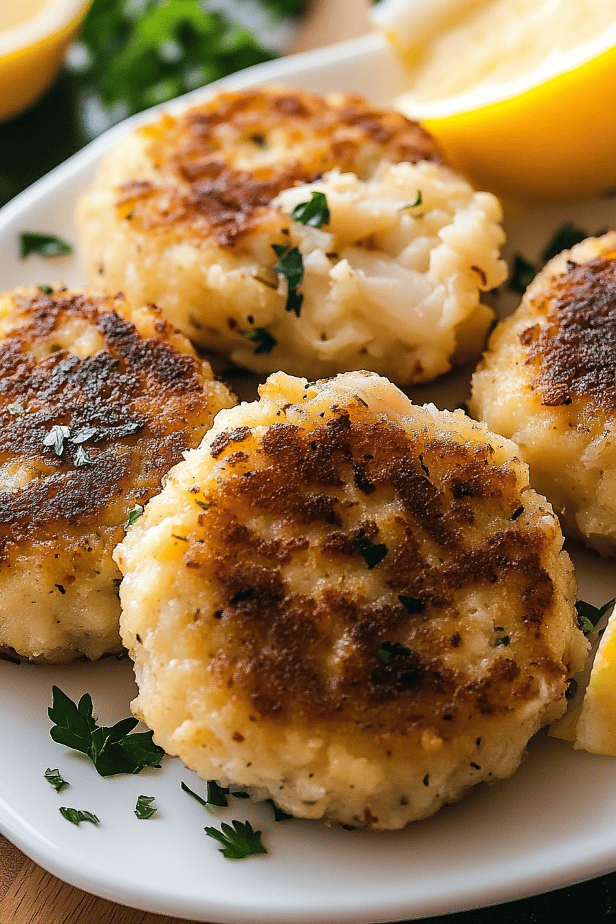 Easy & Delicious Crab Cakes Recipe Final Dish Presentation