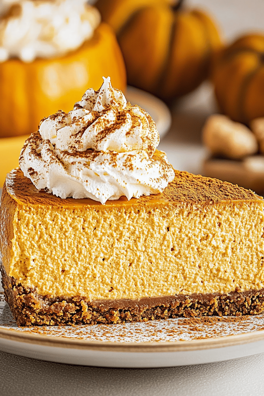 Easy & Delicious Pumpkin Cheesecake Recipe ingredients