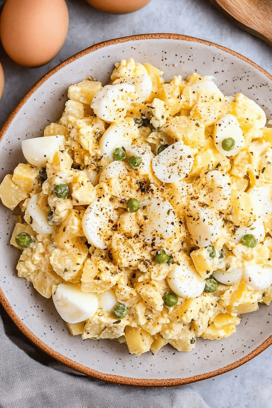 Easy Deviled Egg Potato Salad Recipe ingredients