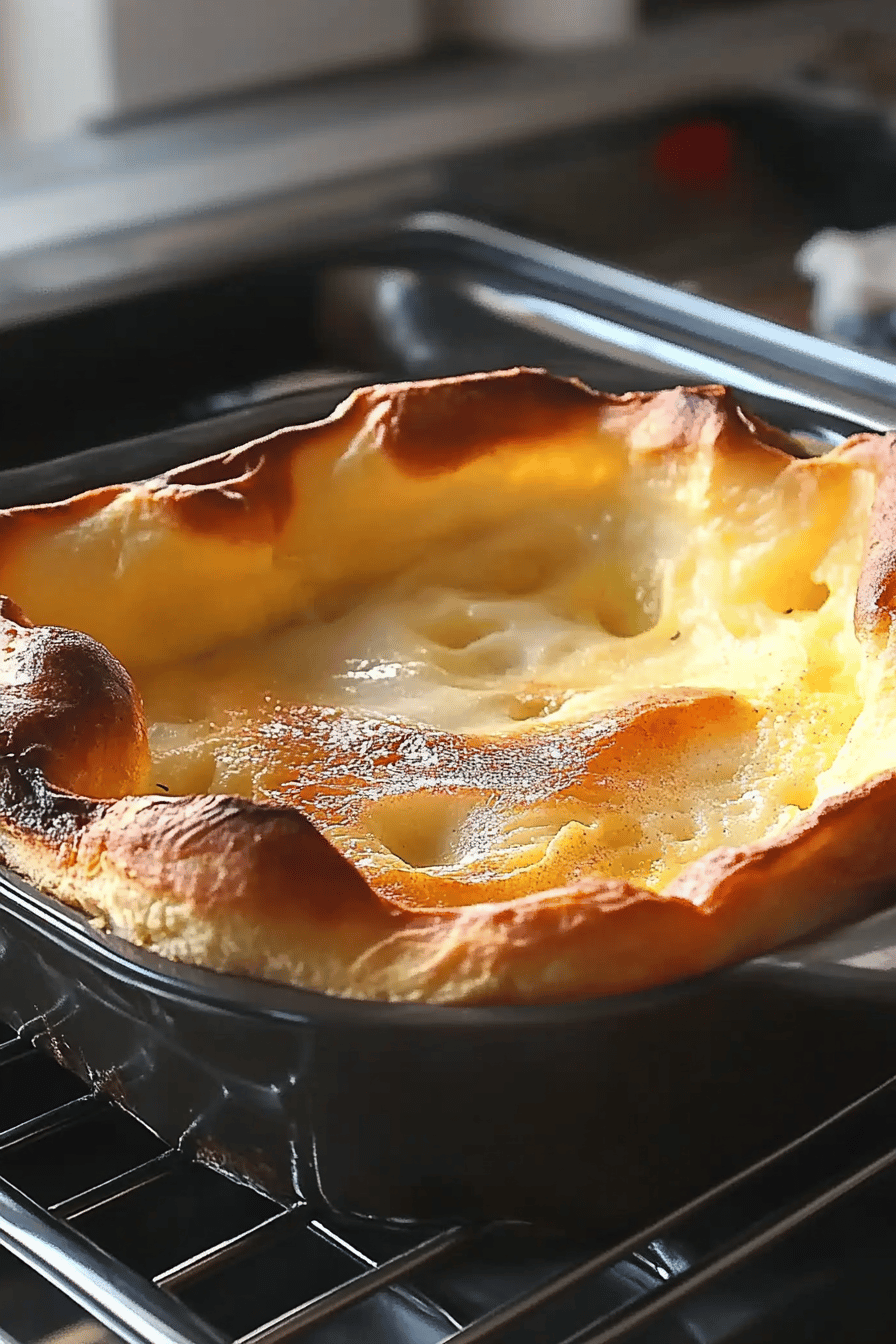 Easy Dutch Baby Recipe Final Dish Presentation