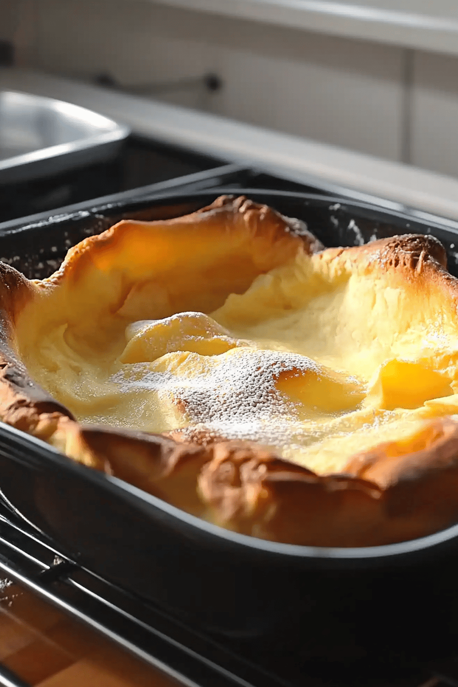 Easy Dutch Baby Recipe Final Dish Presentation